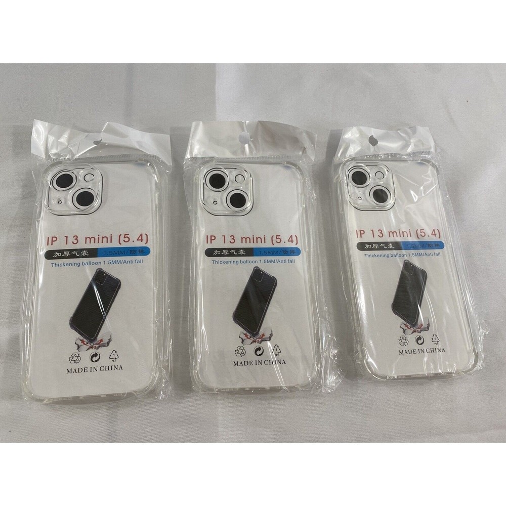 Lot of 3 New For IPhone 13 Clear Case
